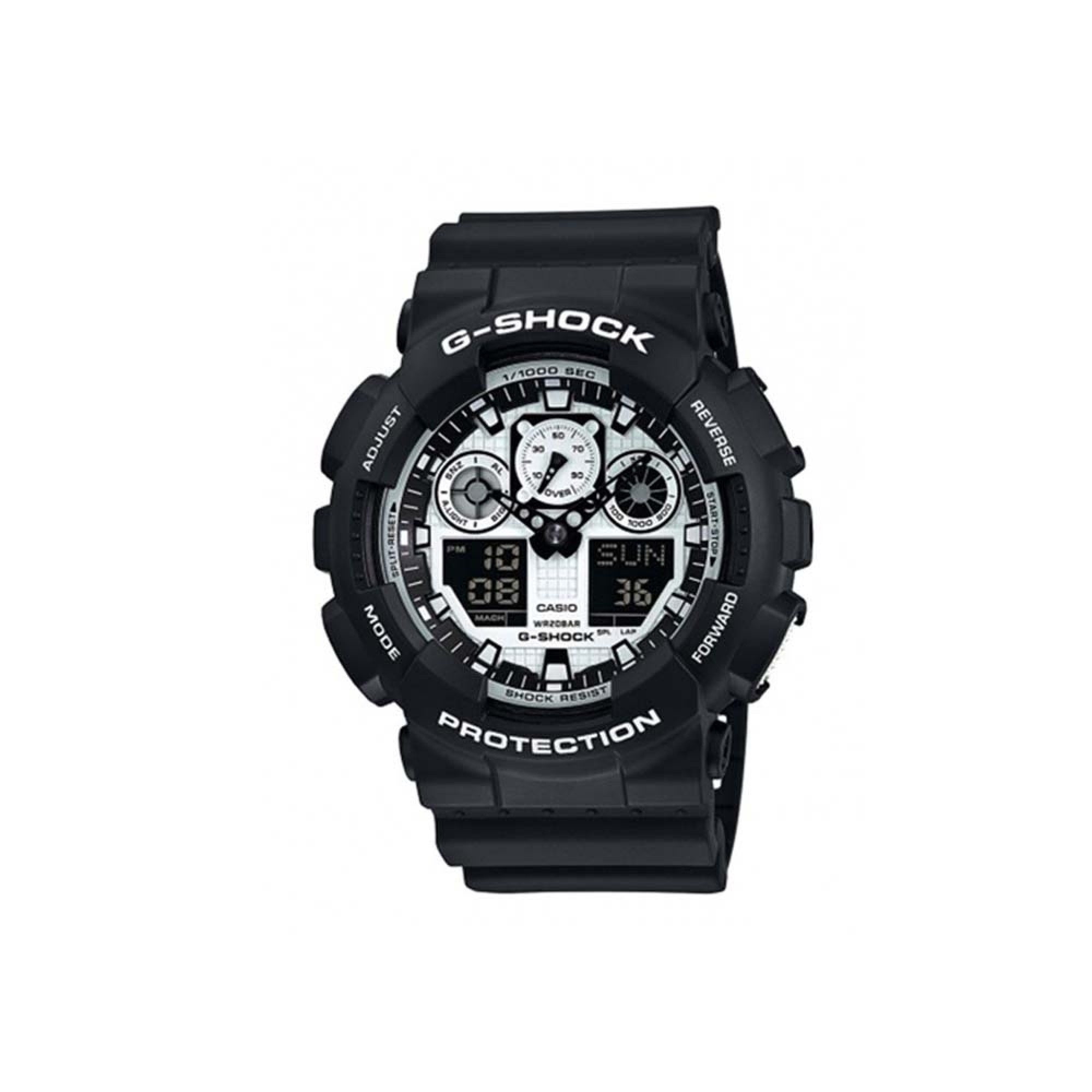 CASIO G Shock ref. GA 100BW 1AER