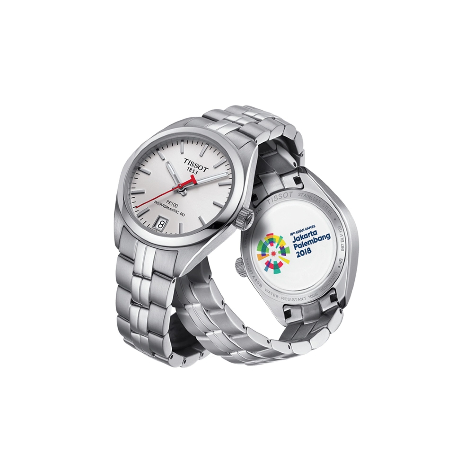 Tissot pr 100 powermatic 80 asian games edition discount