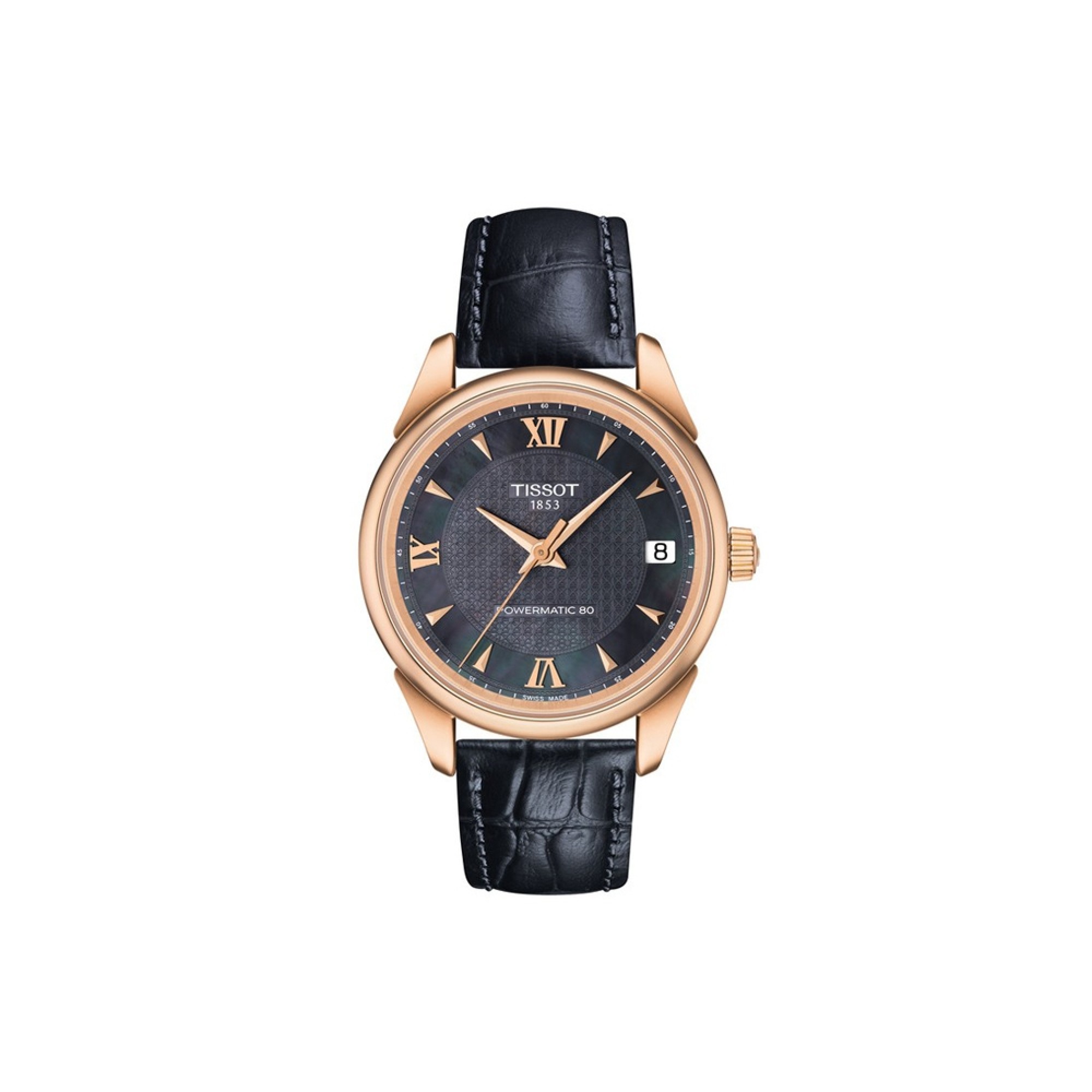 Tissot vintage powermatic hotsell 80 lady 18k gold