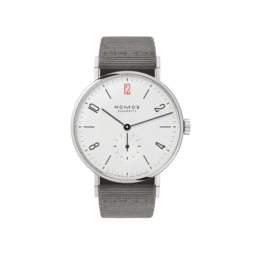 NOMOS TANGENTE 38 Ed. limitata per Medici senza frontiere ref. 165.S50