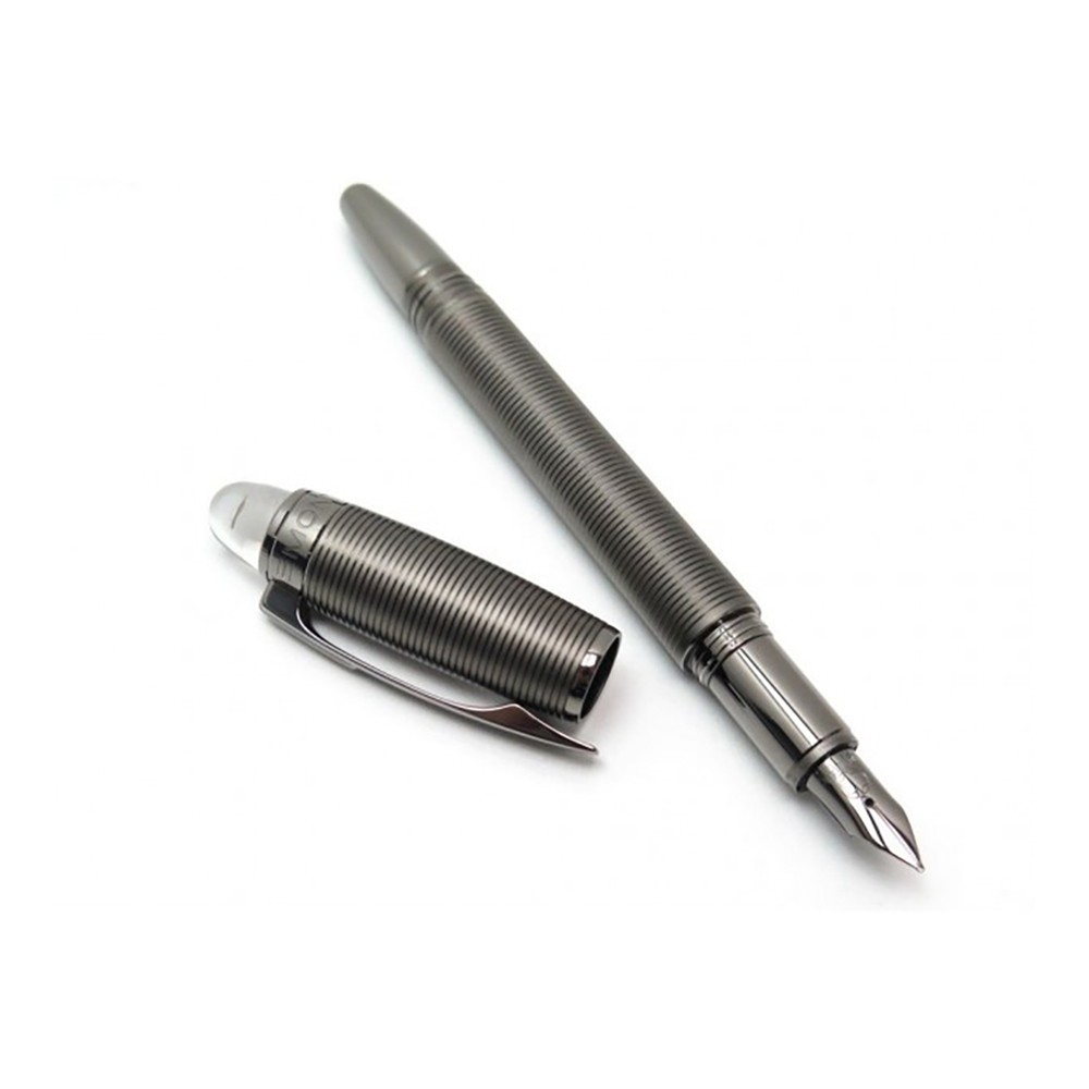 PENNA STILOGRAFICA MONTBLANC IN ACCIAIO RUTENIO - STARWALKER ref. 105646