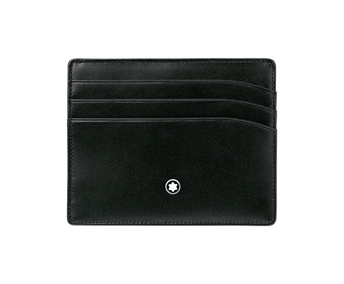 PORTA TESSERE MONTBLANC IN PELLE NERO MEISTERSTÜCK ref. 106653