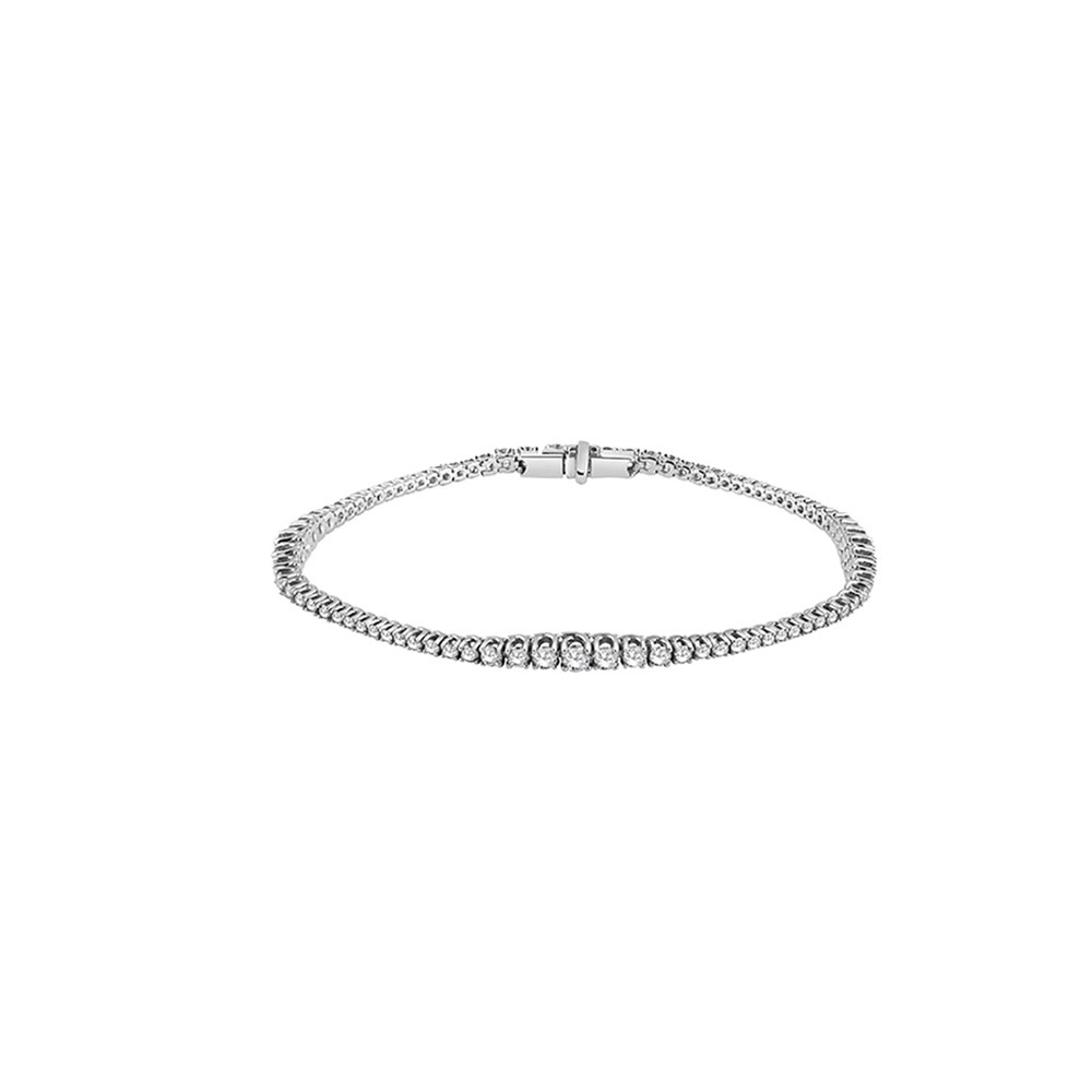 Bracciale tennis Salvini in oro bianco e diamanti ref. 20071787