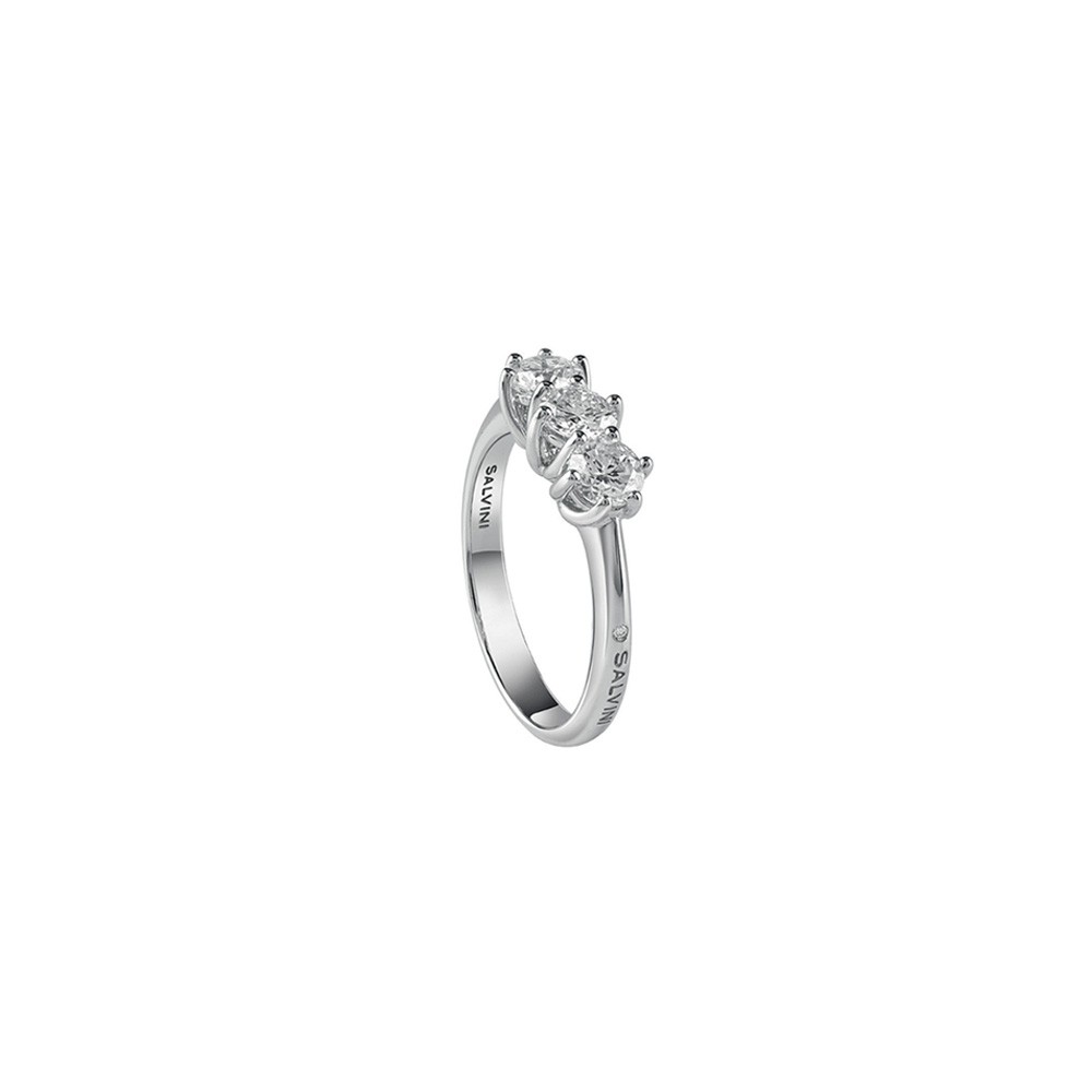 Anello Salvini in oro bianco con diamanti ref. 20076864