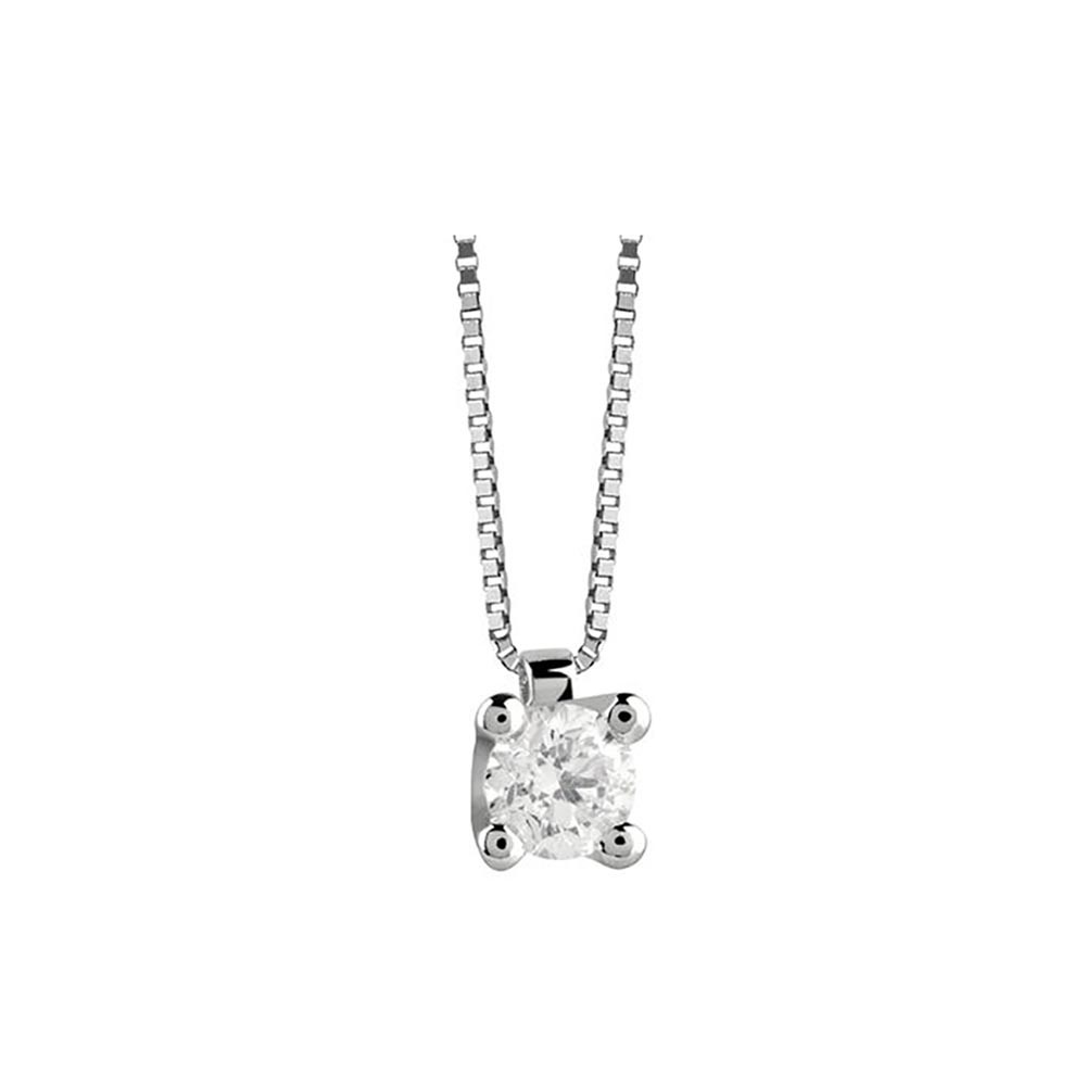 Collana Salvini in oro bianco con diamante ref. 20082766