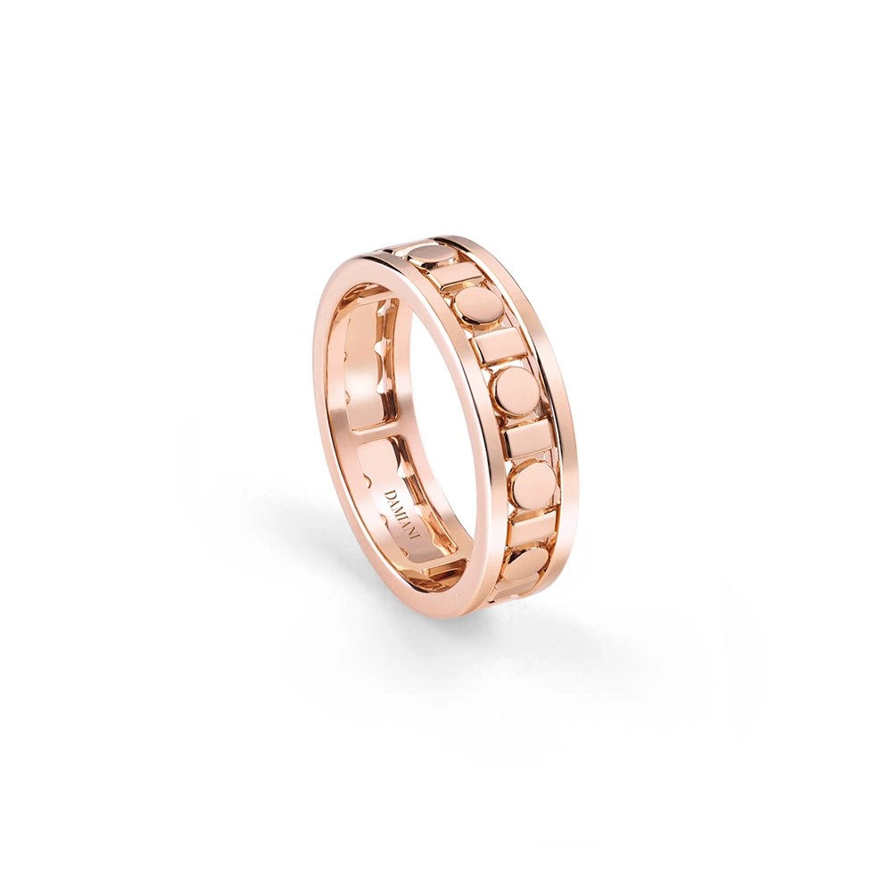 Anello Damiani Belle époque reel in oro rosa 5.7mm ref. 20093133