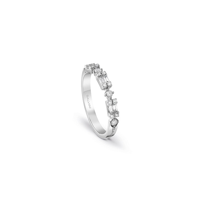 Anello Salvini Magia in oro bianco con diamanti ref. 20094131
