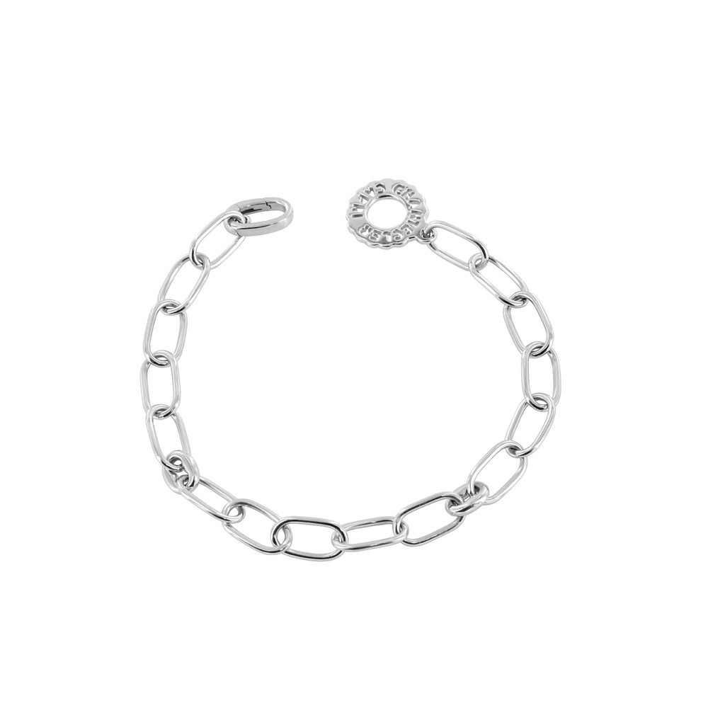 Bracciale a maglie ovali Chantecler in argento con logo ref. 31209