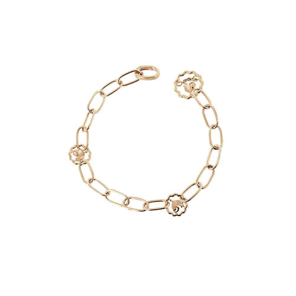 Bracciale maglie ovali Chantecler in oro giallo ref. 31269