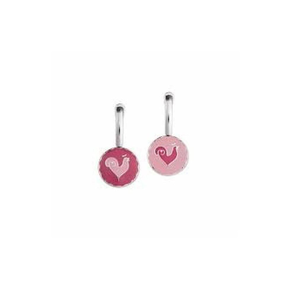 Orecchini double face Chantecler in argento e smalto ref. 32111
