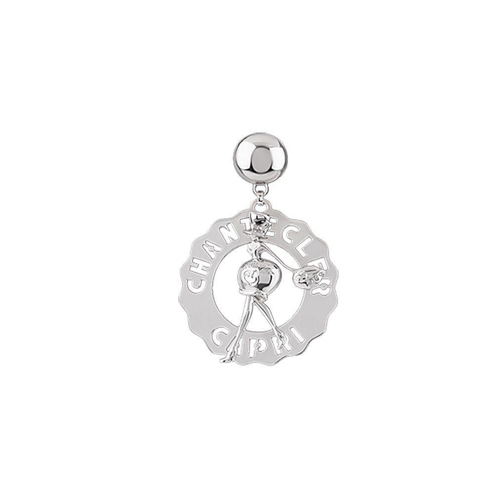 Orecchino Chantecler Madame Clochette grande in argento ref. 33699