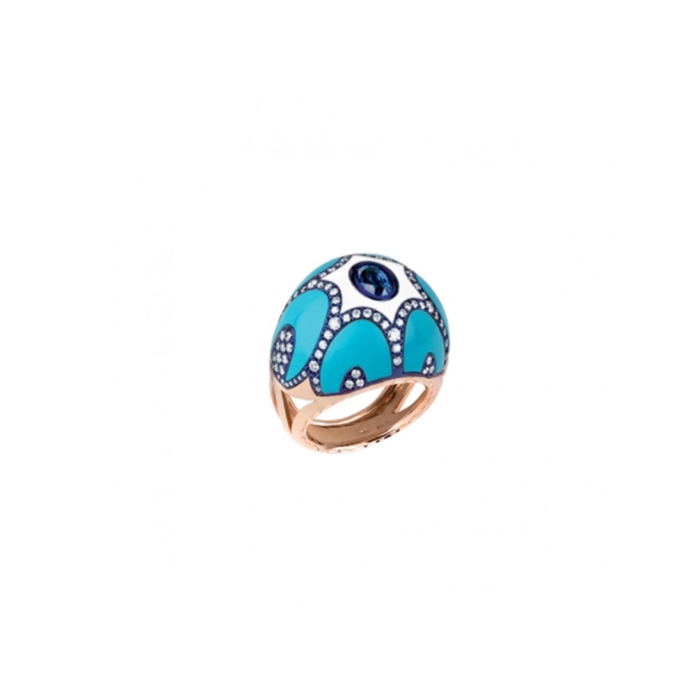 Anello Chantecler in oro e pietre ref. 35379
