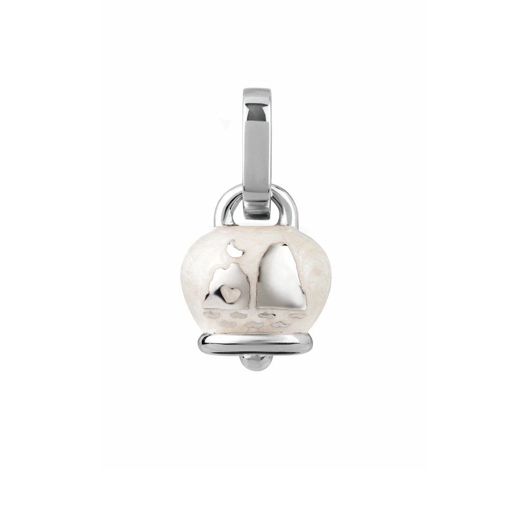 Ciondolo campanella piccolo Chantecler in argento e smalto ref. 38074