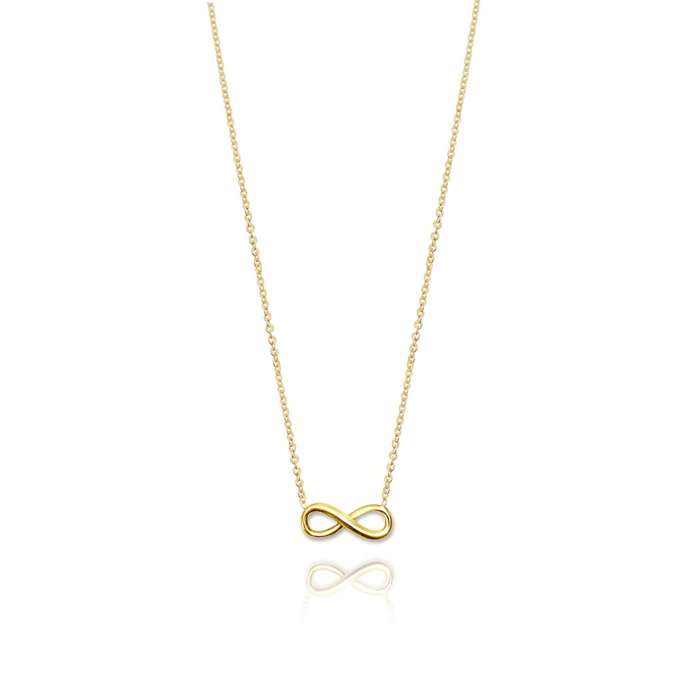 COLLANA  colore Giallo Simbolo:  INFINITO "Il sentimento che non conosce fine"