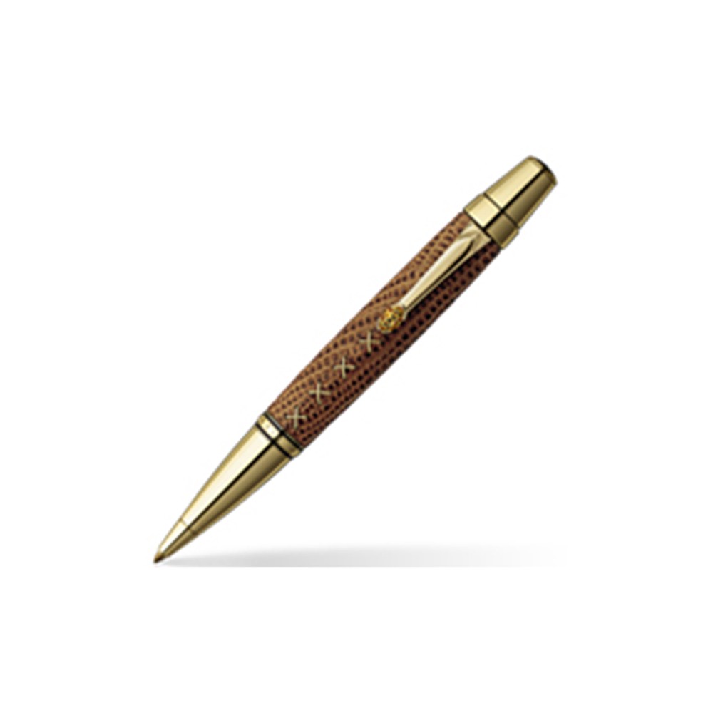 PENNA SFERA MONTBLANC IN OTTONE PLACCATO ORO ref. 9922