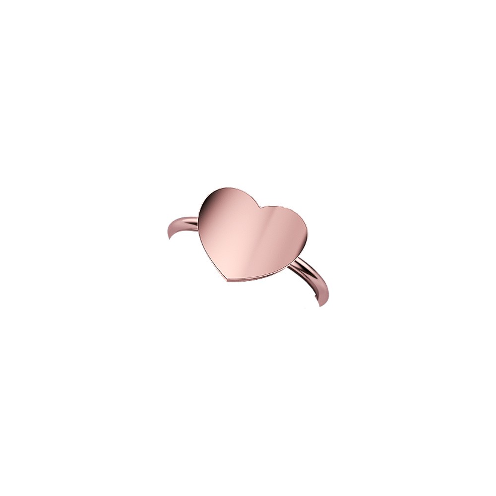 ELEMENTO ANELLO CUORE ORO ROSA