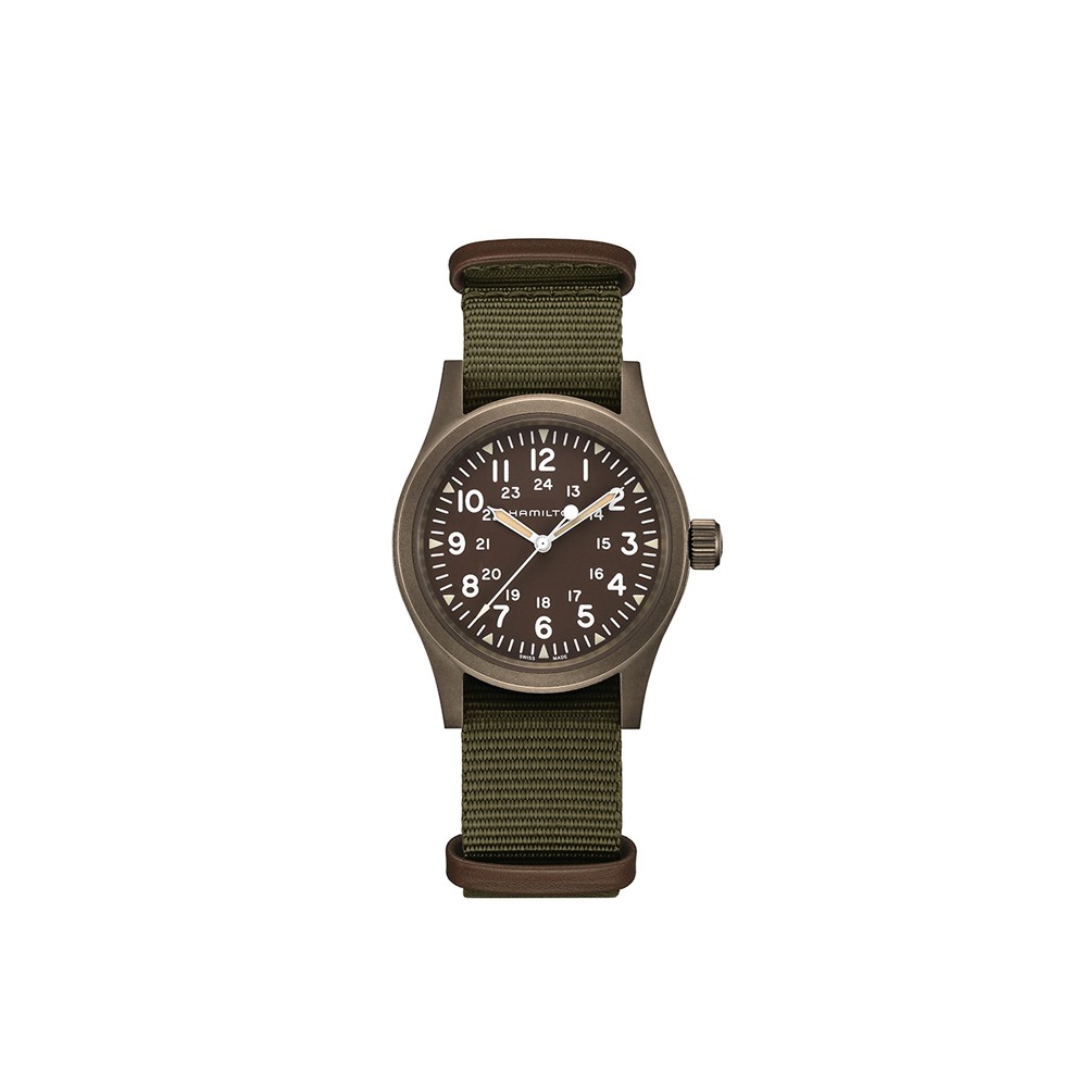 Khaki Field Mechanical 38mm ref. H69449961