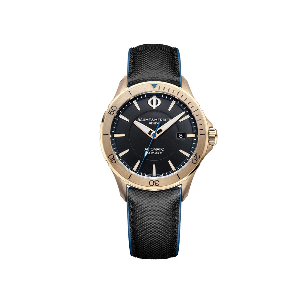 Orologio Clifton Club in bronzo con cinturino in vitelloUomo, automatico, cassa rotonda, 42 mm