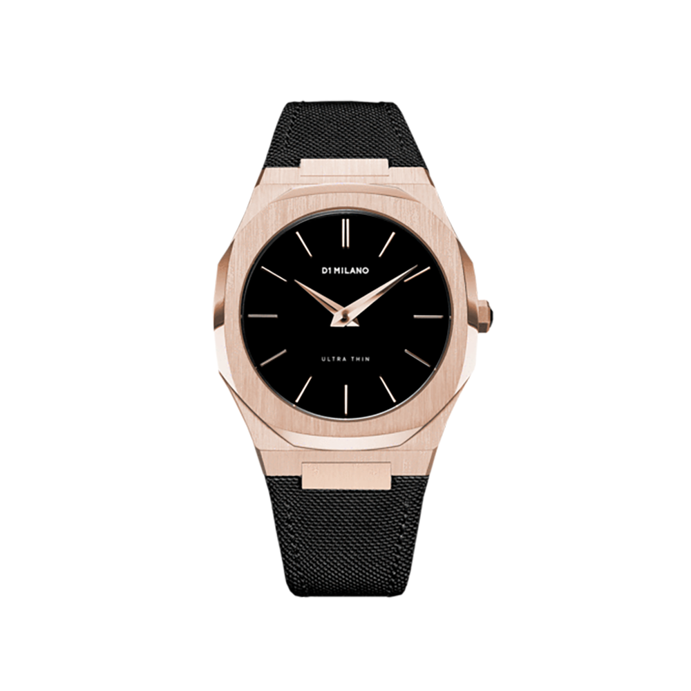 ULTRA THIN ROSE GOLD NYLON 40 mm ref. D1-UTNJ03