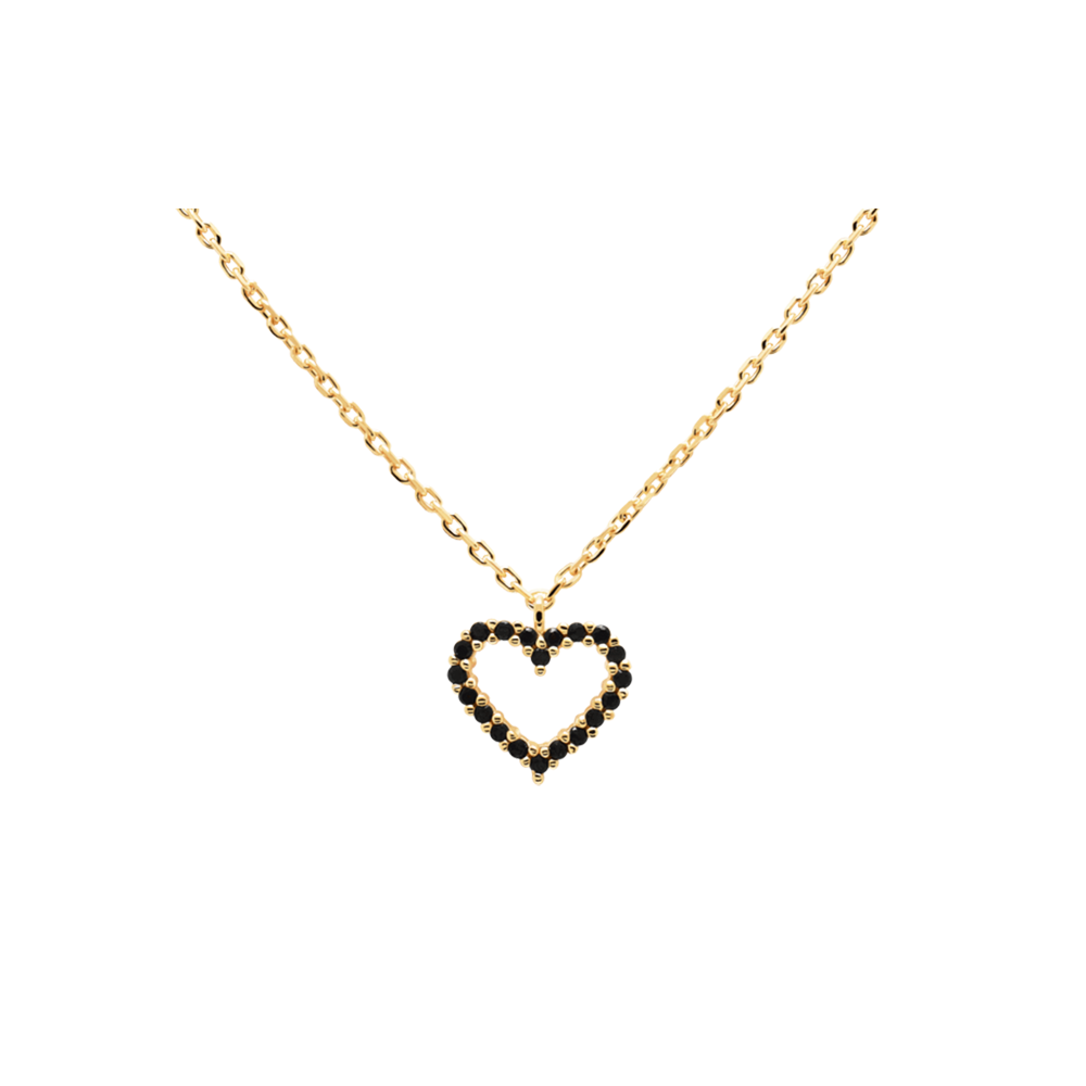 COLLANA IN ORO BLACK HEART ref. CO01-221-U