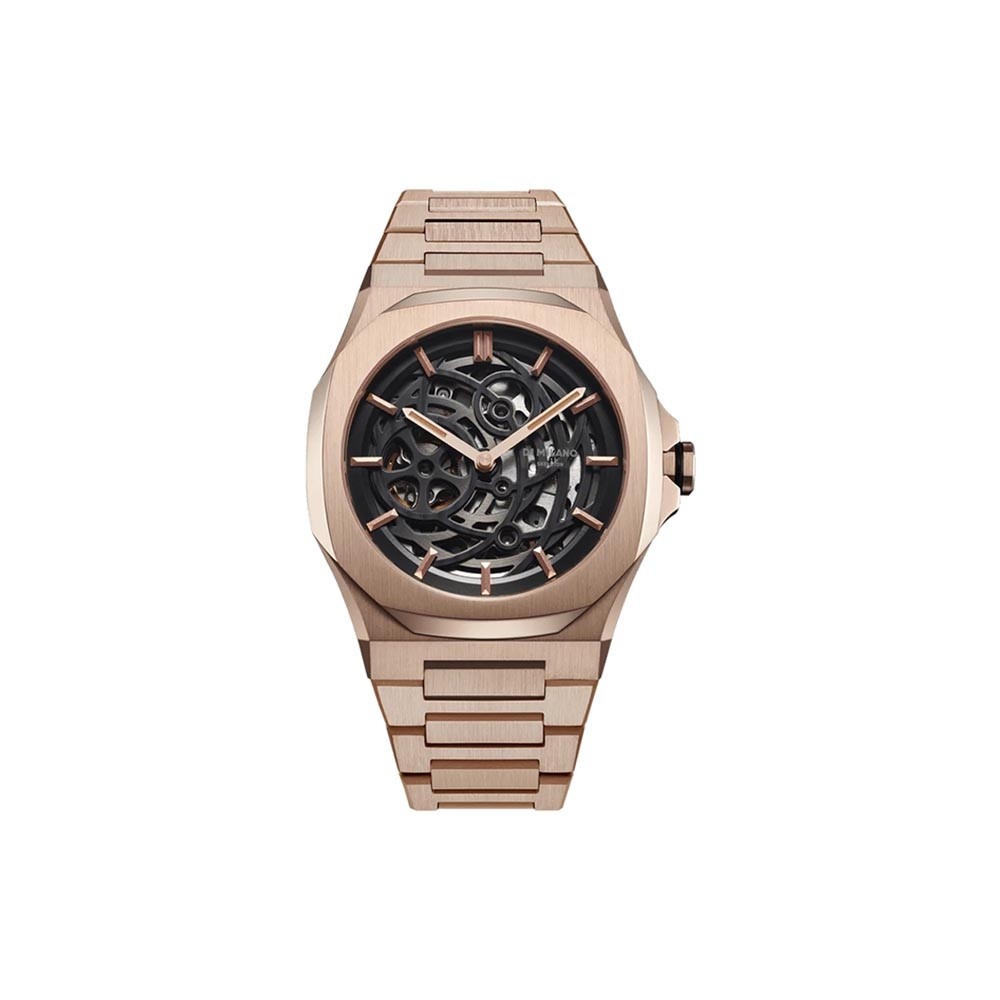 D1 MILANO Sleleton Rose Gold 41.5 mm ref. D1-SKBJ12