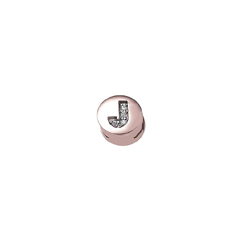 ELEMENTO J TONDO IN ORO ROSA E DIAMANTI DONNA ORO - ELEMENTS ref. DCHF8119J.002