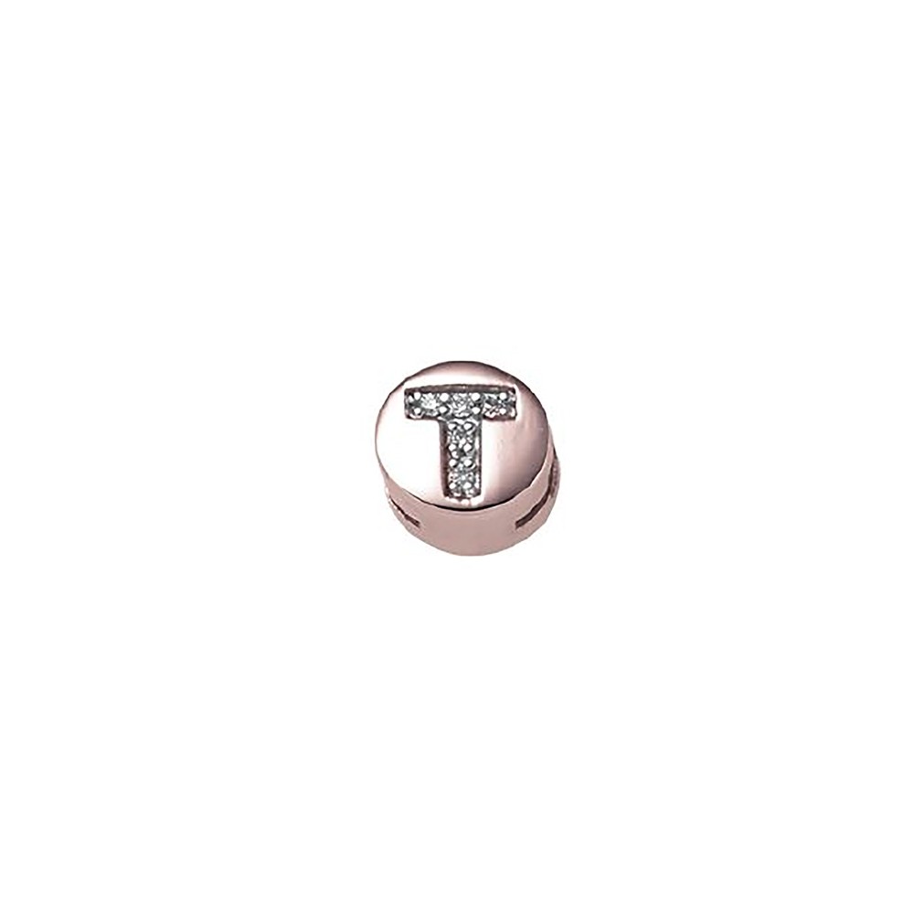 ELEMENTO T TONDO IN ORO ROSA E DIAMANTI DONNA ORO - ELEMENTS ref. DCHF8119T.002