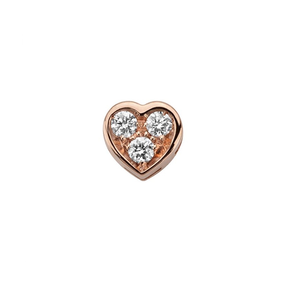 ELEMENTO DONNA ORO CUORE IN ORO ROSA E DIAMANTI ref. DCHF8555.006