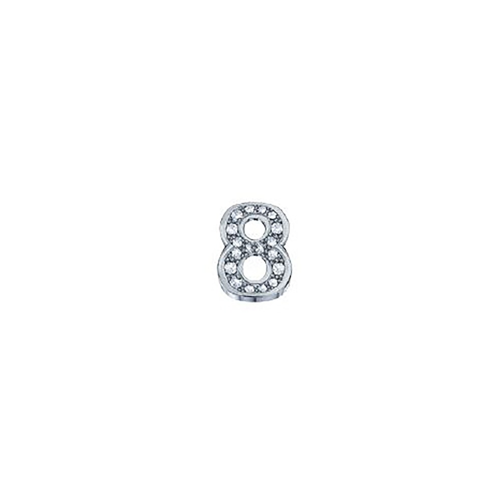 ELEMENTO NUMERO 8 IN ORO BIANCO E DIAMANTI DONNA ORO - ELEMENTS ref. DCHF9144N8.002