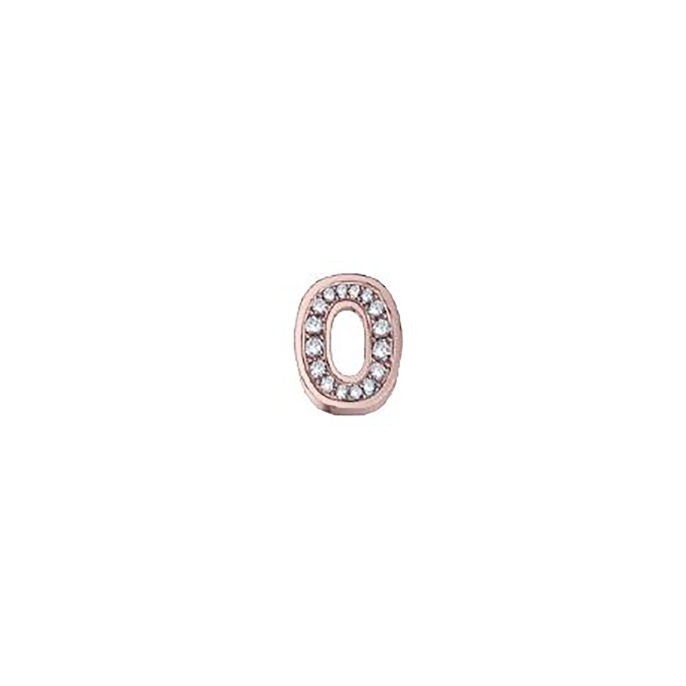 ELEMENTO NUMERO 0 IN ORO ROSA E DIAMANTI DONNA ORO - ELEMENTS ref. DCHF9145N0