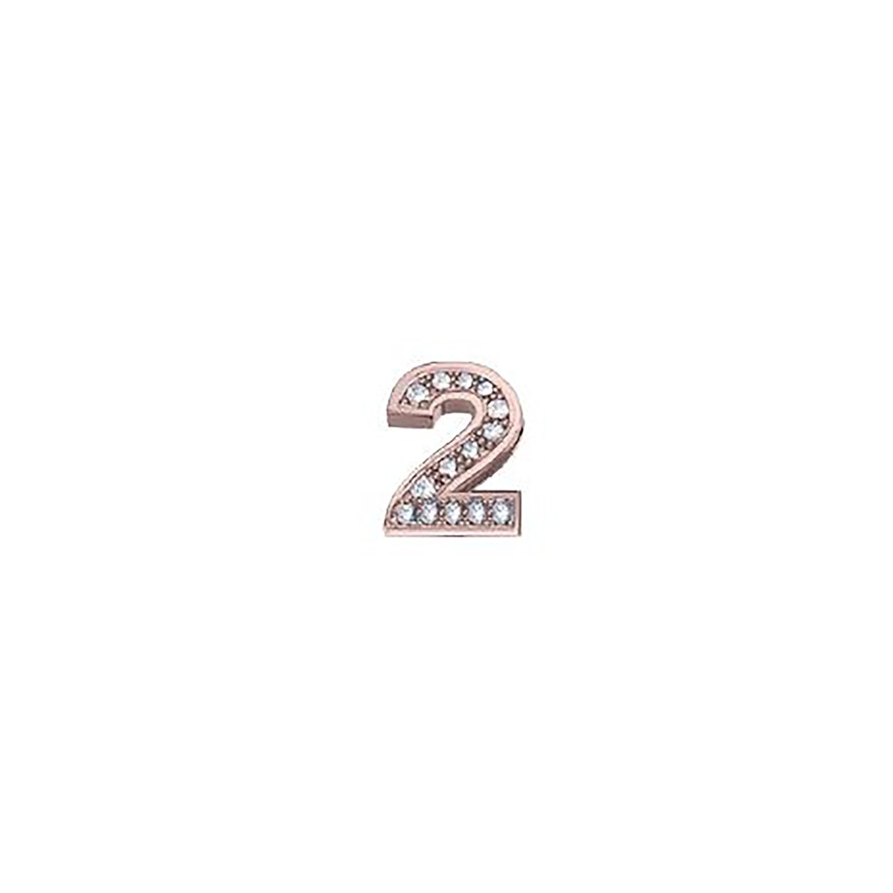 ELEMENTO NUMERO 2 IN ORO ROSA E DIAMANTI DONNA ORO - ELEMENTS ref. DCHF9145N2.002