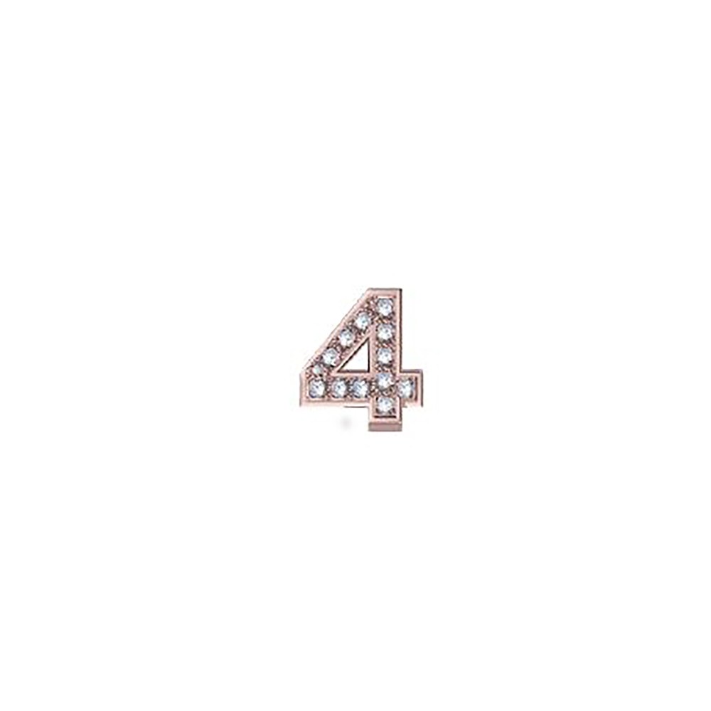 ELEMENTO NUMERO 4 IN ORO ROSA E DIAMANTI DONNA ORO - ELEMENTS ref. DCHF9145N4.001