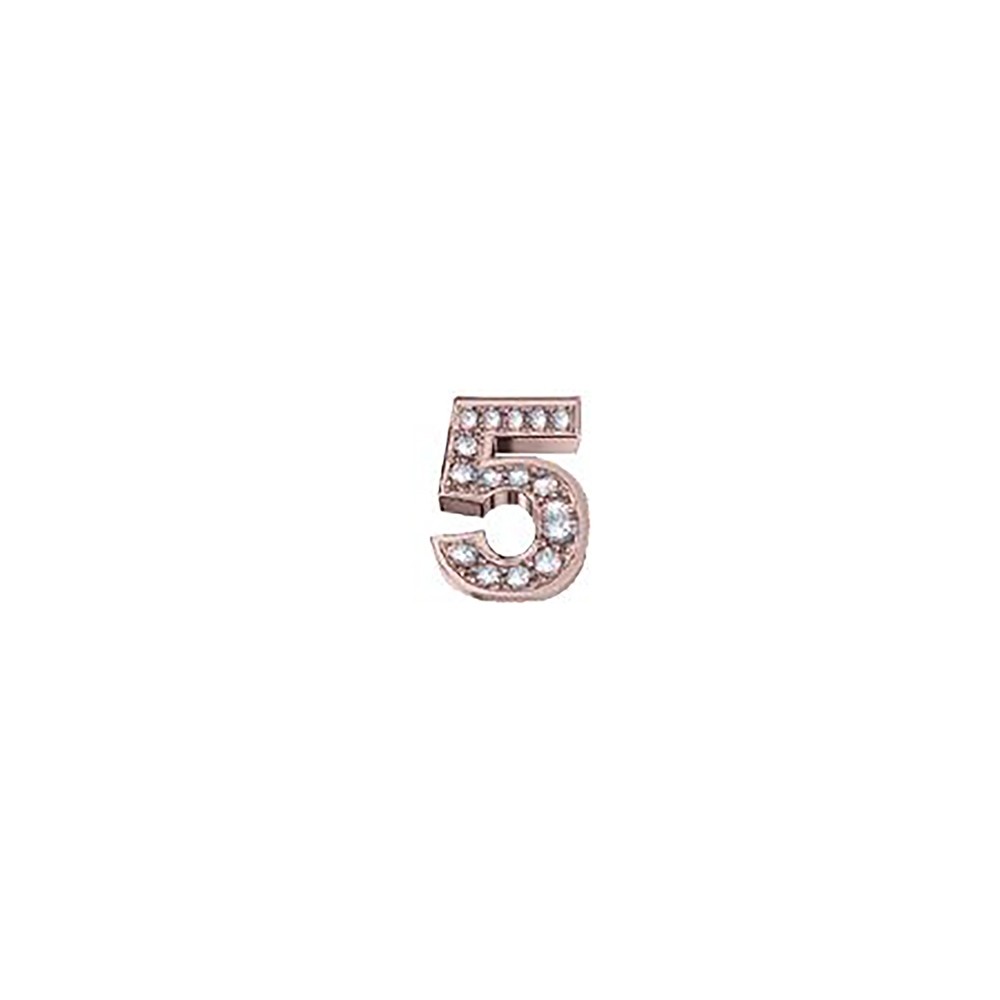 ELEMENTO NUMERO 5 IN ORO ROSA E DIAMANTI DONNA ORO - ELEMENTS ref. DCHF9145N5.002