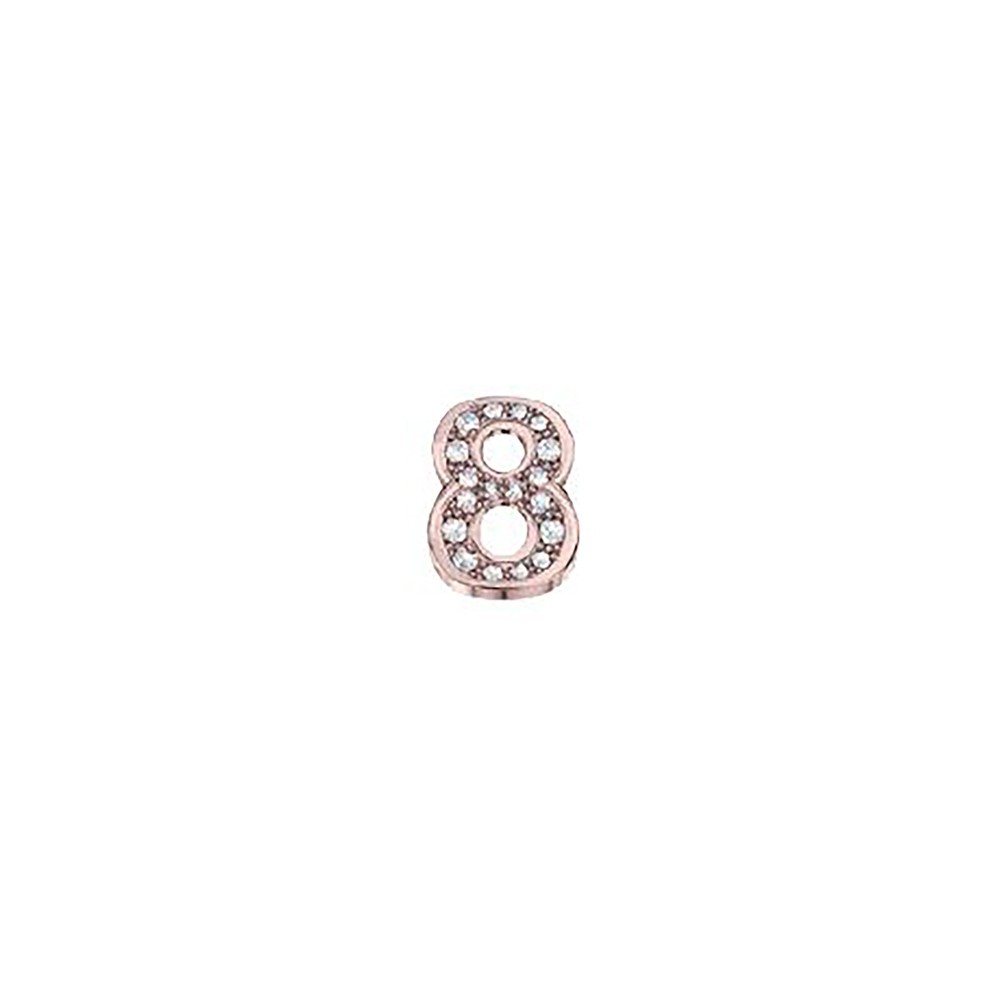 ELEMENTO NUMERO 8 IN ORO ROSA E DIAMANTI DONNA ORO - ELEMENTS ref. DCHF9145N8.001