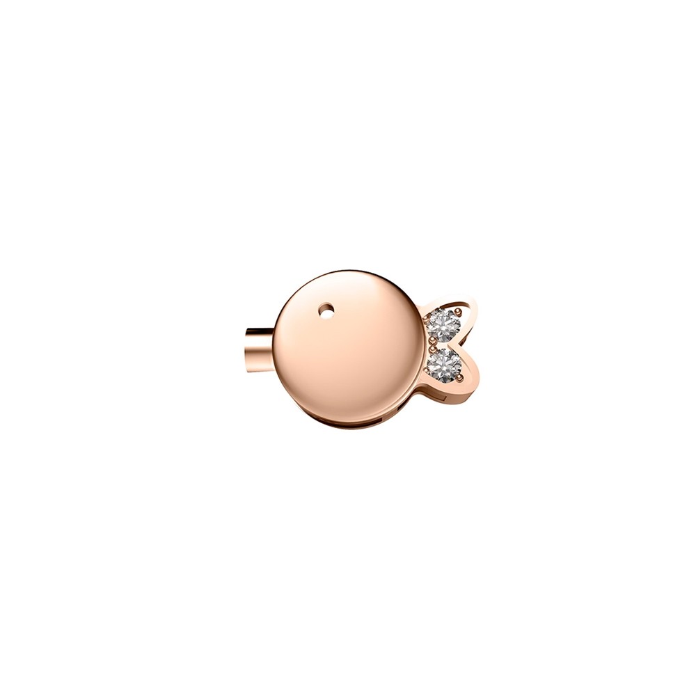 ELEMENTO PESCIOLINO IN ORO ROSA E DIAMANTI DONNA ORO - ELEMENTS ref. DCHF9202.001