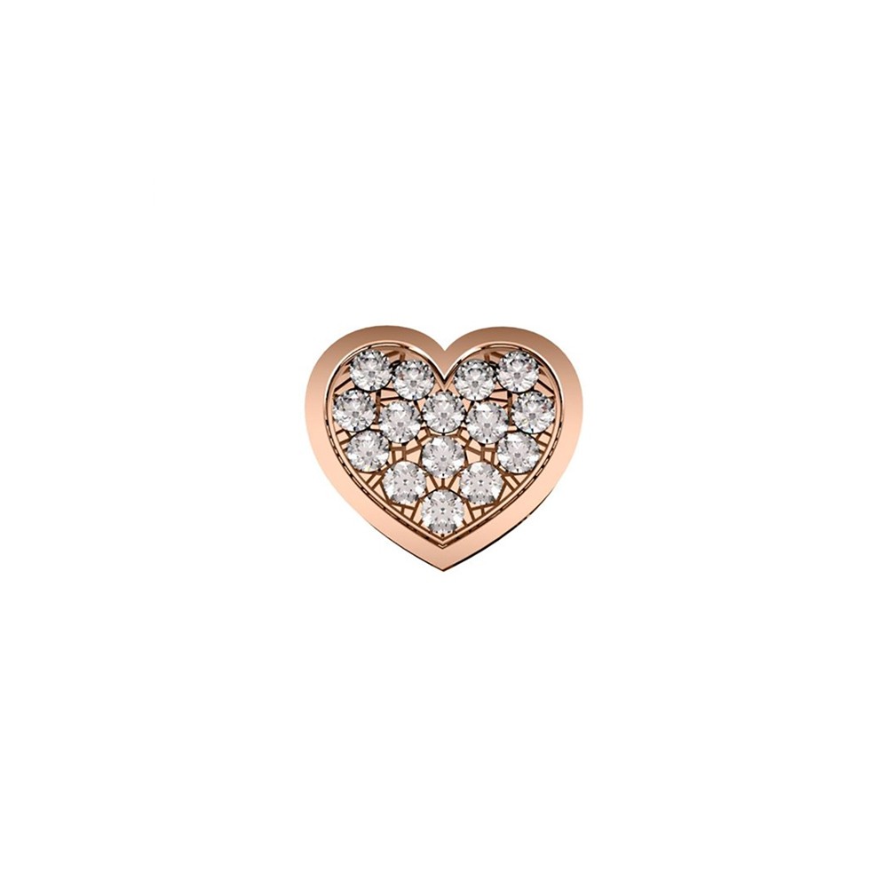 ELEMENTO DONNA ORO CUORE IN ORO ROSA E DIAMANTI ref. DCHF9209.005