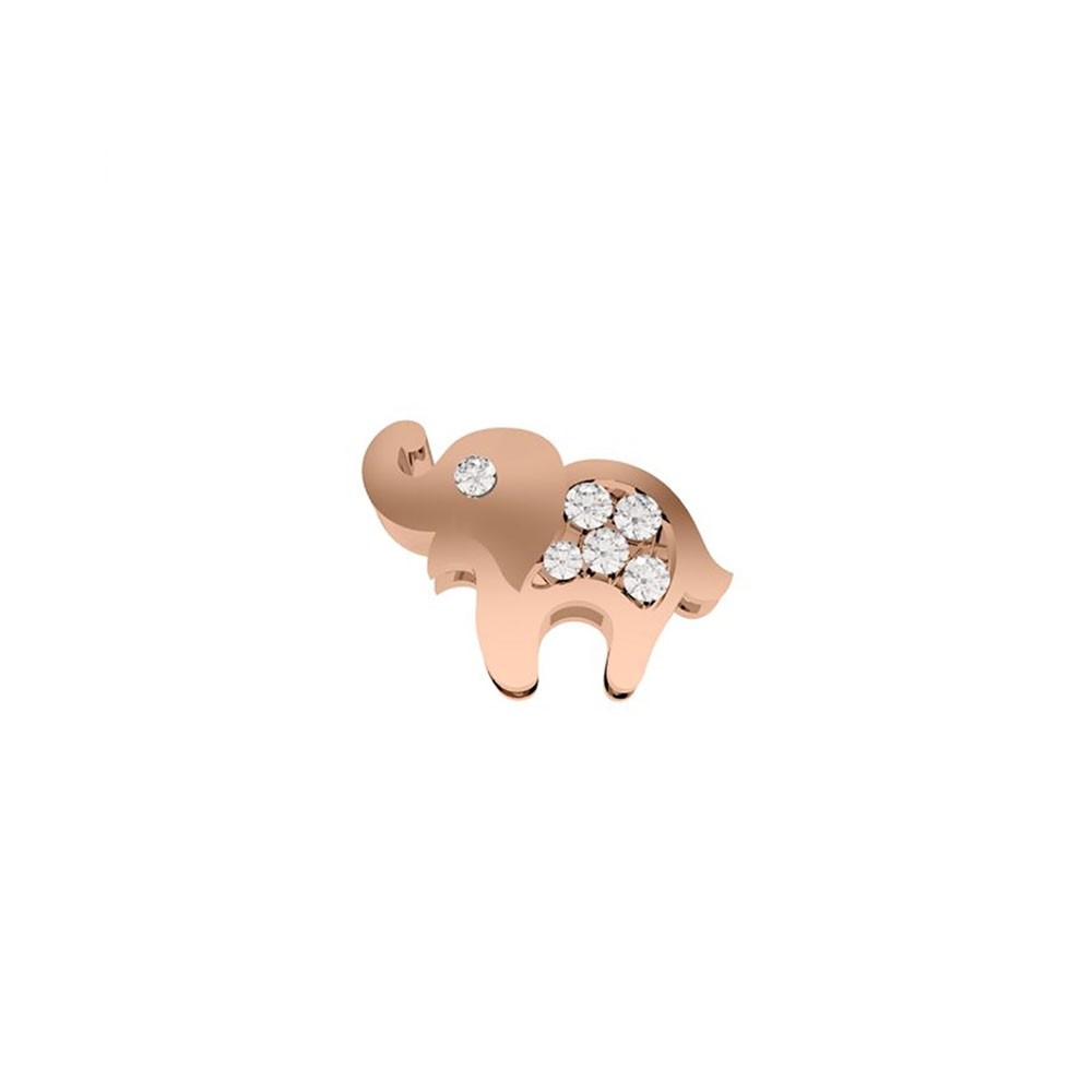 ELEMENTO DONNA ORO ELEFANTE IN ORO ROSA E DIAMANTI ref. DCHF9308.002