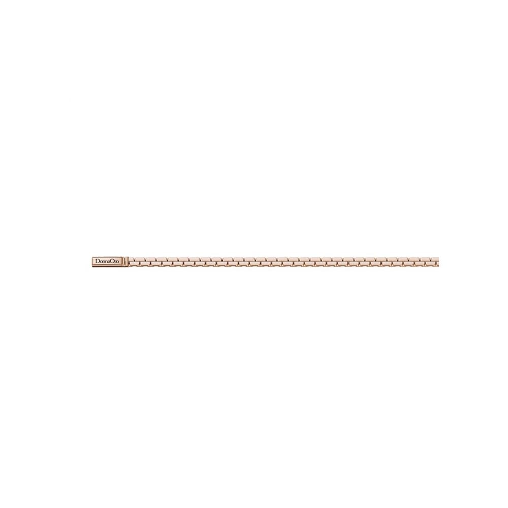 BRACCIALE DONNA ORO MORBIDO IN ARGENTO ROSATO ref. DFBF5051_15