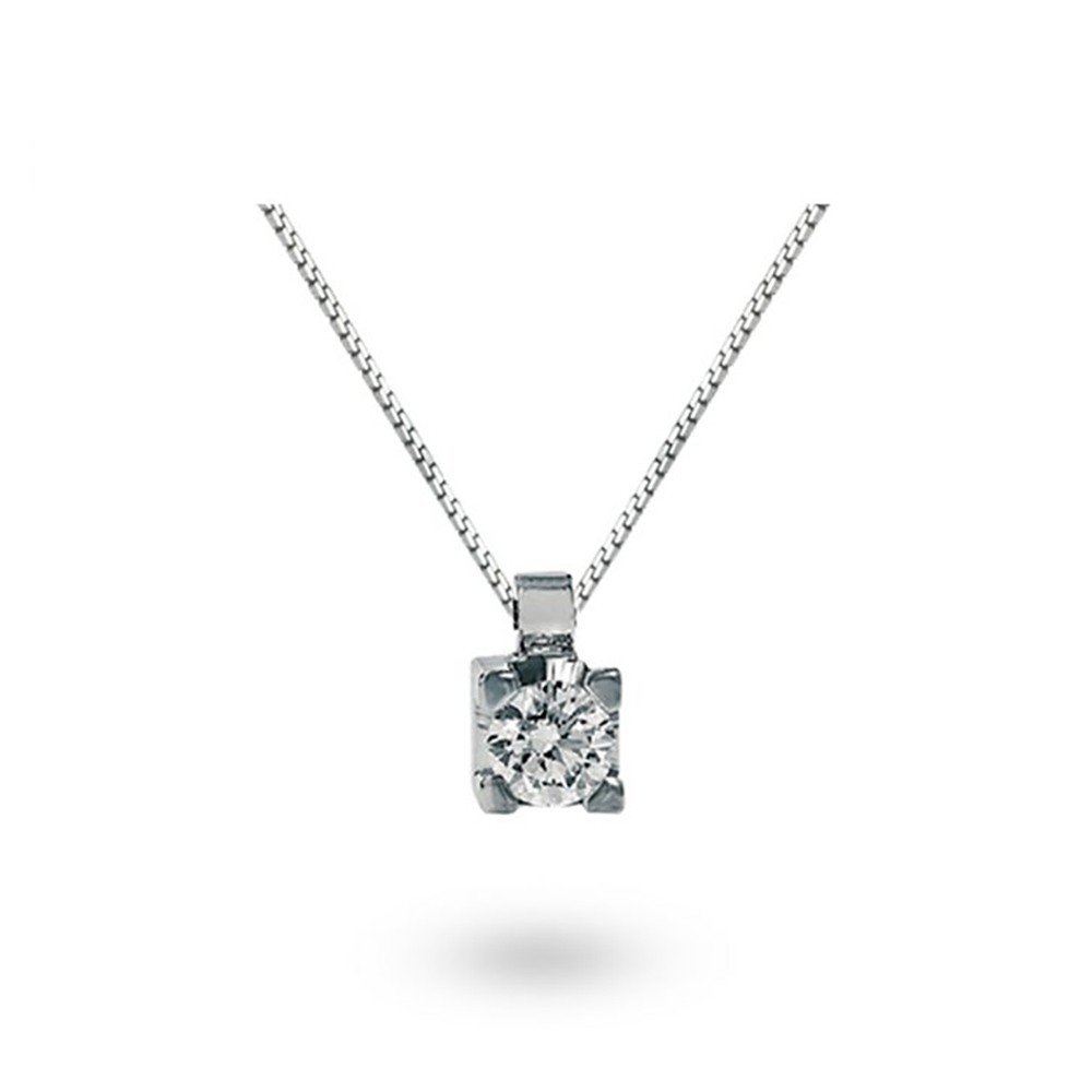 COLLANA DONNA ORO IN ORO BIANCO E DIAMANTE ref. DHPL7173.004