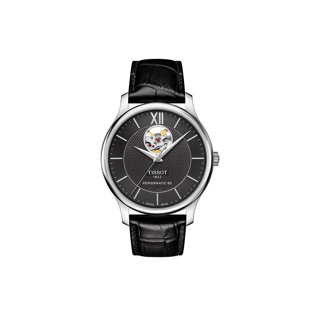 TISSOT TRADITION POWERMATIC 80 OPEN HEART ref T063.907.16.058.00