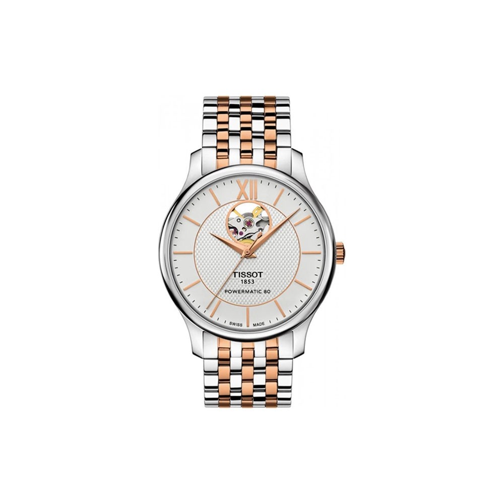 TISSOT TRADITION POWERMATIC 80 OPEN HEART ref. T063.907.22.038.01