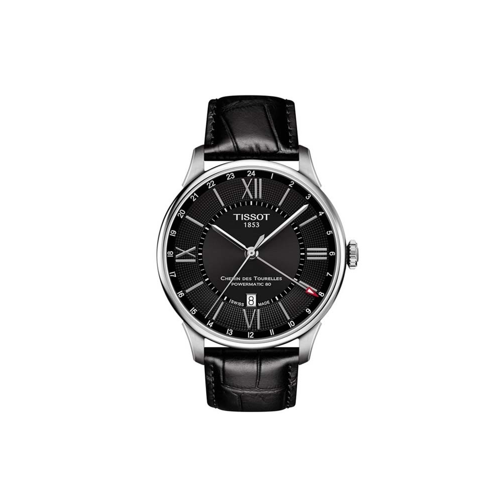 TISSOT CHEMIN DES TOURELLES POWERMATIC 80 GMT ref. T099.429.16.058.00