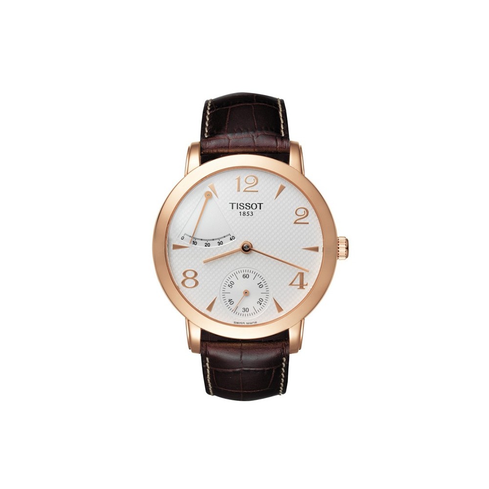 TISSOT SCULPTURE LINE MECHANICAL POWER RESERVE 18K GOLD ref. T71.8.461.34