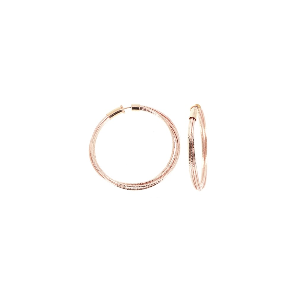 Orecchini multifilo Pesavento in argento rosa ref. WDNAO102