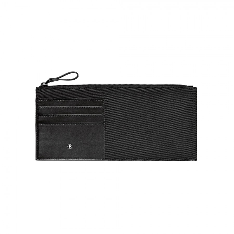 PORTADOCUMENTI MONTBLANC IN TESSUTO E PELLE NERO NIGHTFLIGHT ref. 113144