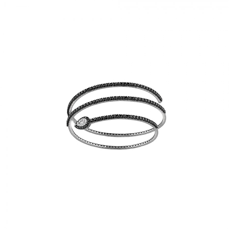 Bracciale serpente Salvini in oro bianco e diamanti ref. 20071573