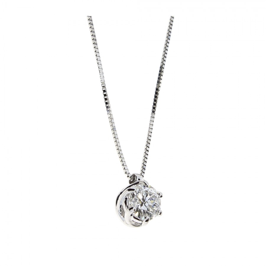 Collana Salvini Lavinia in oro bianco con diamante ref. 20076886