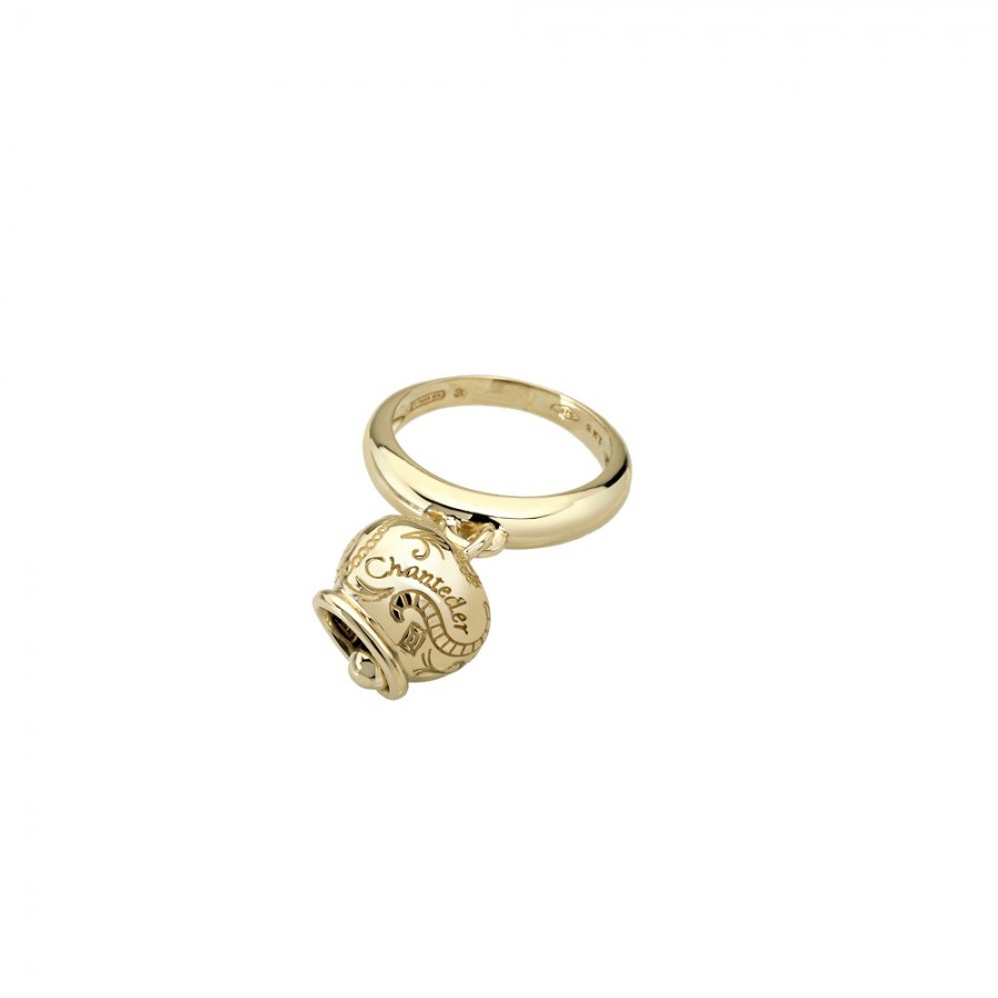 Anello medio Chantecler in oro giallo ref. 30201