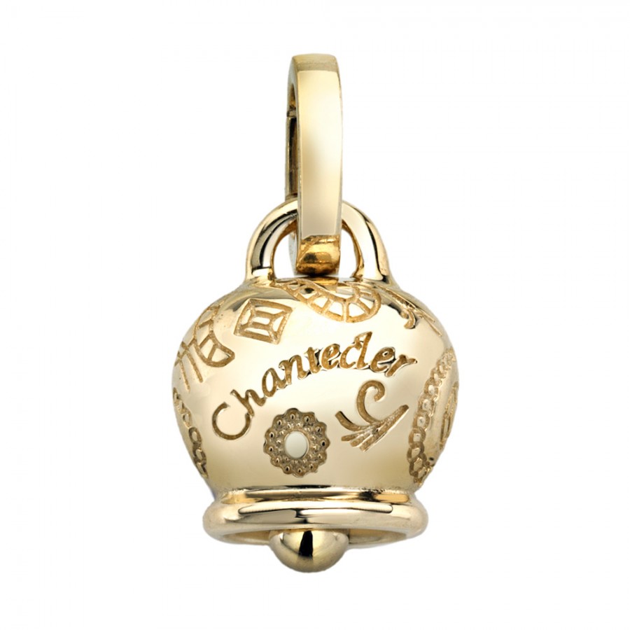 Ciondolo campanella piccolo-medio Chantecler in oro ref. 30208