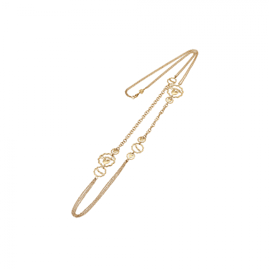 Catena multicharms Chantecler in oro giallo ref. 30657